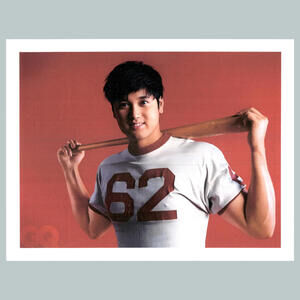 #0214  Shohei Ohtani Bat on shoulders 4x6 Version Glossy Photo Fast Ship